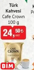 CAFE CROWN TÜRK KAHVESİ CAFE CROWN TÜRK KAHVESİ